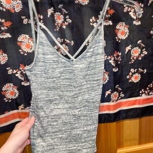 Hollister Light Gray Camisole Top